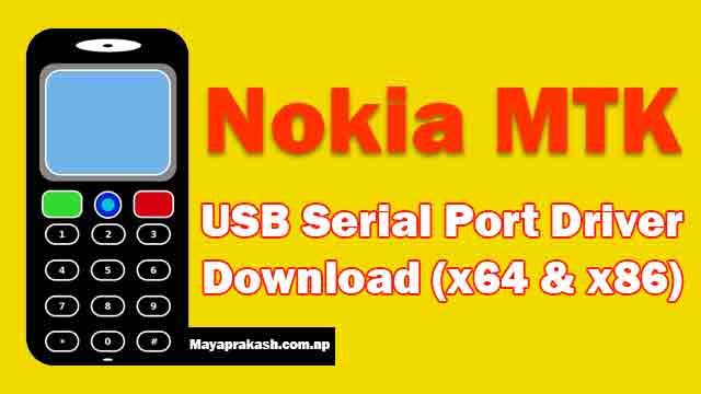mtk usb serial port driver x86 64